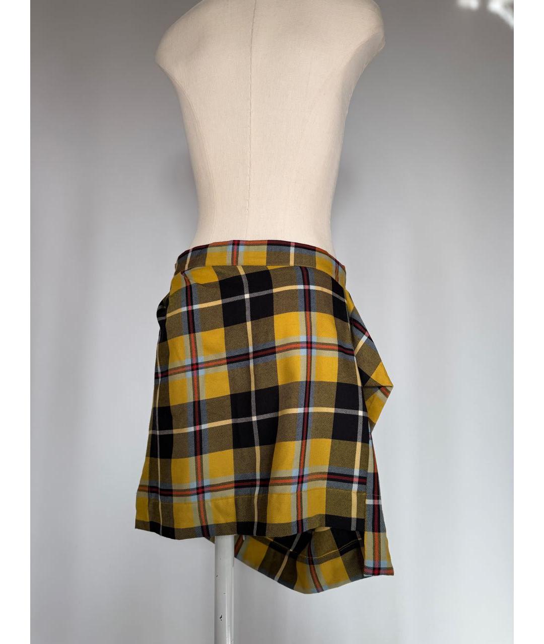 VIVIENNE WESTWOOD Мульти шерстяная юбка мини, фото 6