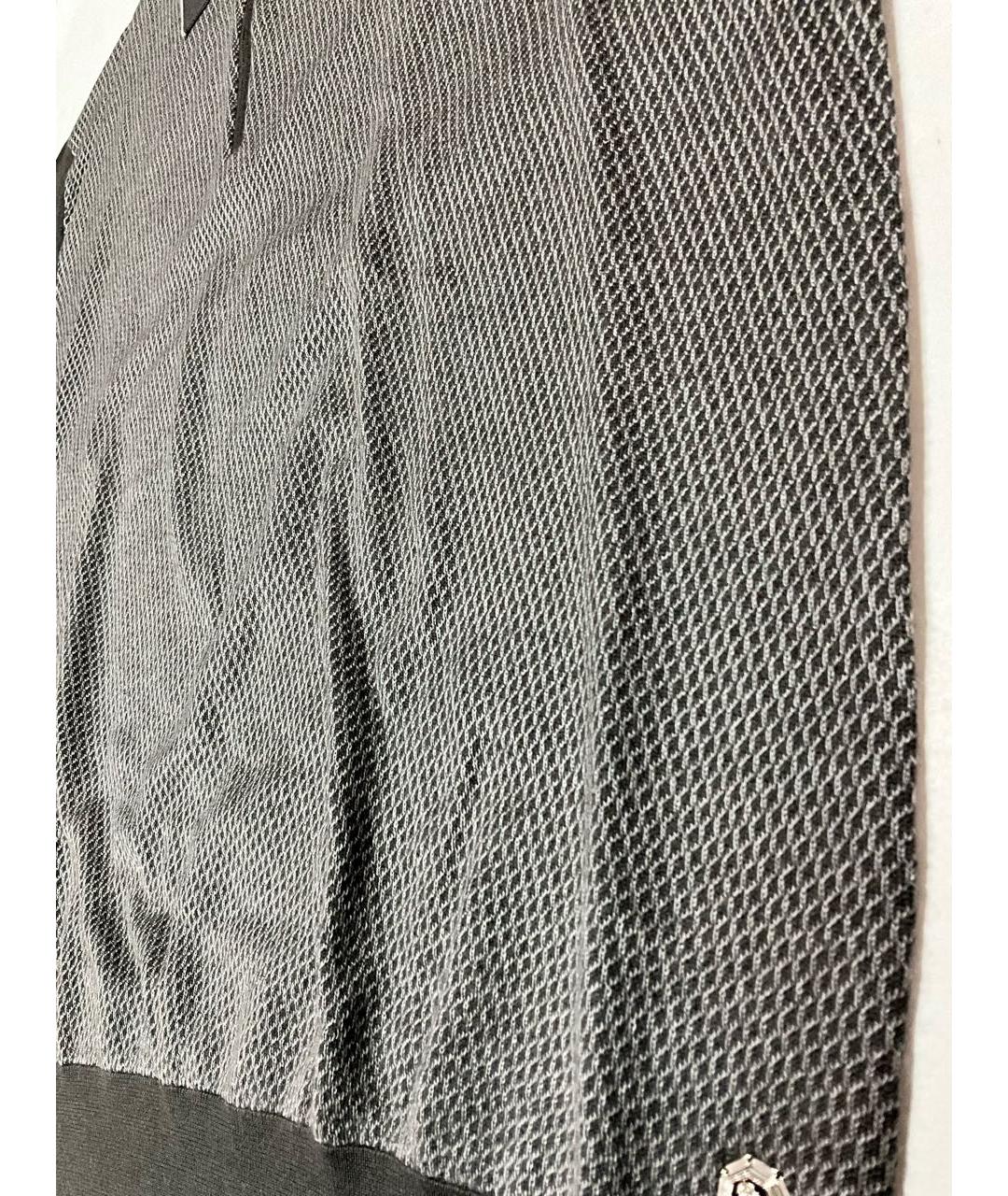 STEFANO RICCI Серое поло с длинным рукавом, фото 2