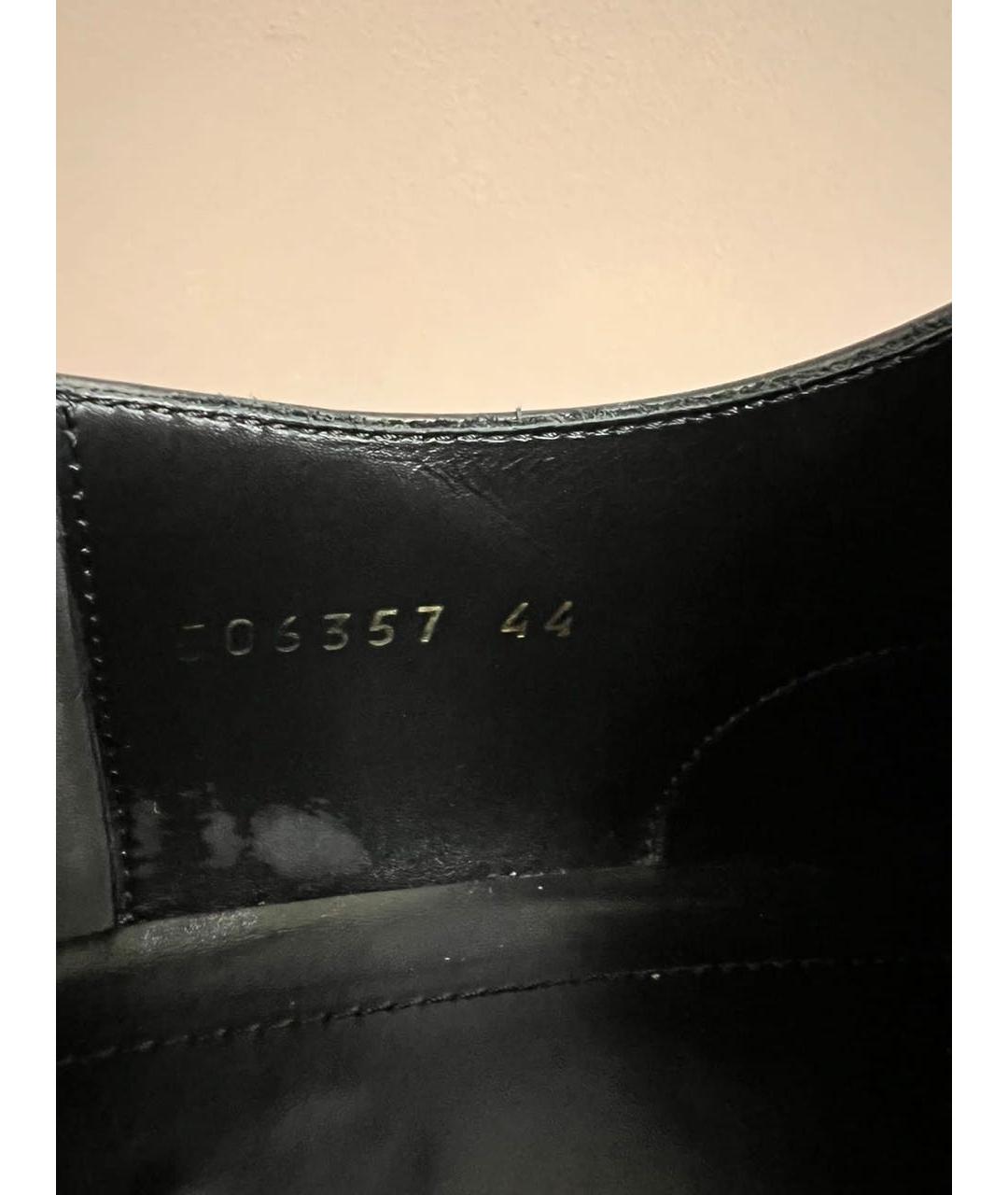 BALENCIAGA Черные кожаные туфли, фото 7