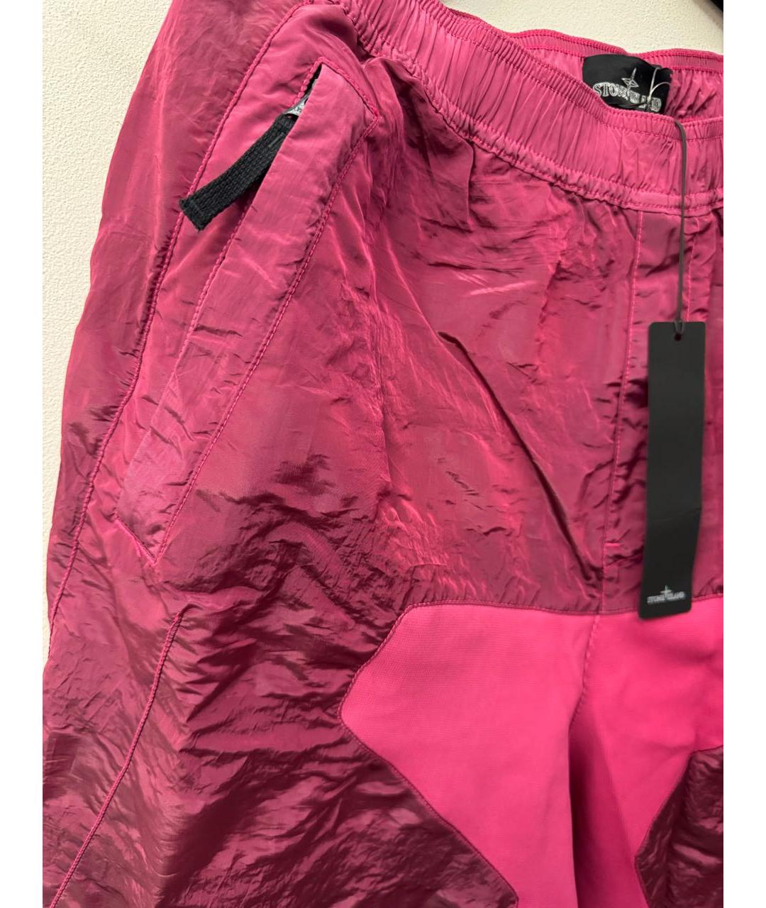 STONE ISLAND SHADOW PROJECT Фуксия шорты, фото 5