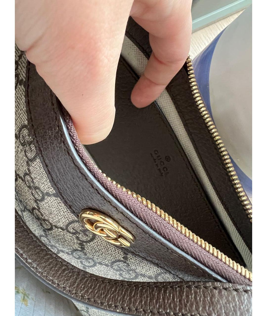 GUCCI Кожаная сумка с короткими ручками, фото 4