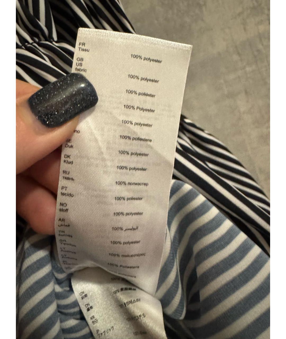 MAJE Мульти полиэстеровое повседневное платье, фото 7