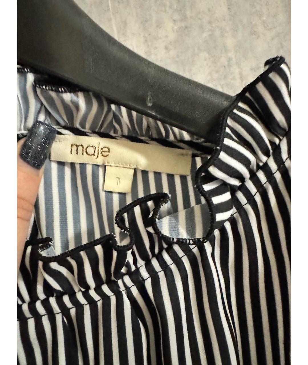 MAJE Мульти полиэстеровое повседневное платье, фото 5