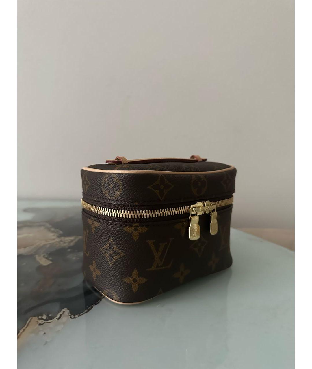 LOUIS VUITTON Коричневая косметичка, фото 2