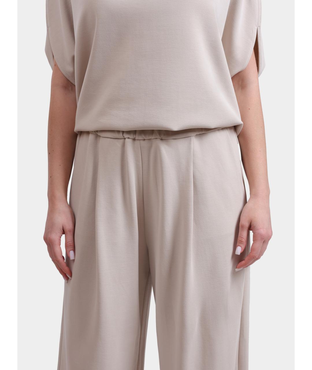 MEIMEIJ Бежевые прямые брюки, фото 4