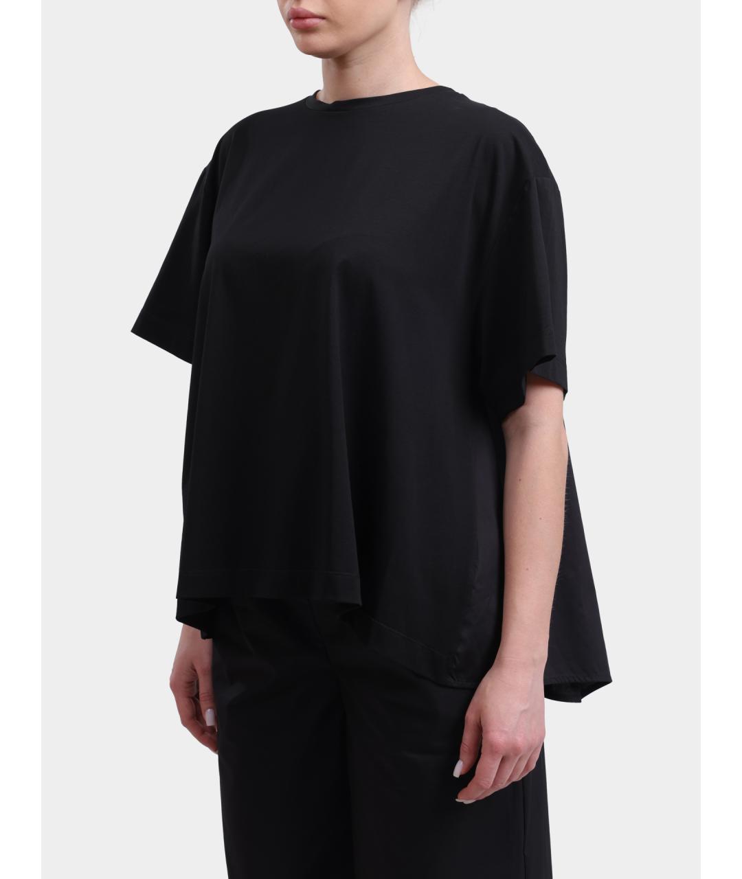 MEIMEIJ Черная хлопковая футболка, фото 3