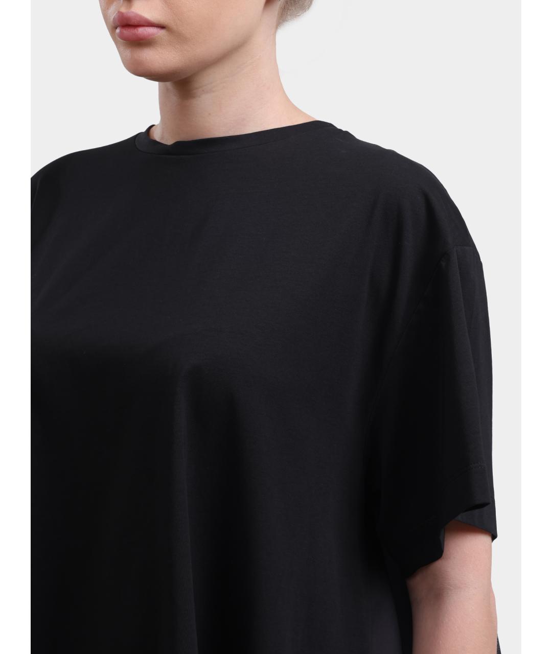 MEIMEIJ Черная хлопковая футболка, фото 4