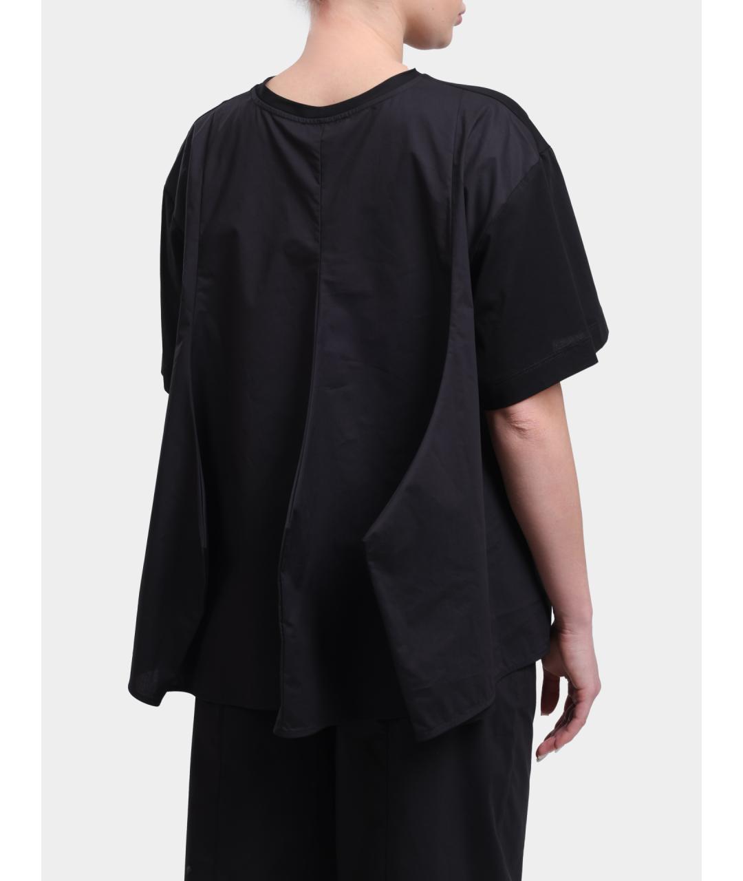 MEIMEIJ Черная хлопковая футболка, фото 5