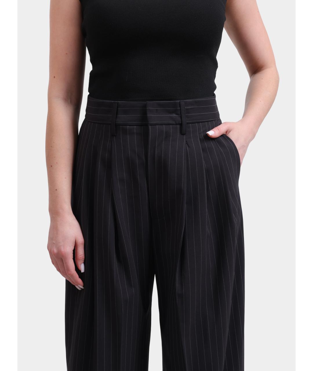 MEIMEIJ Черные прямые брюки, фото 4