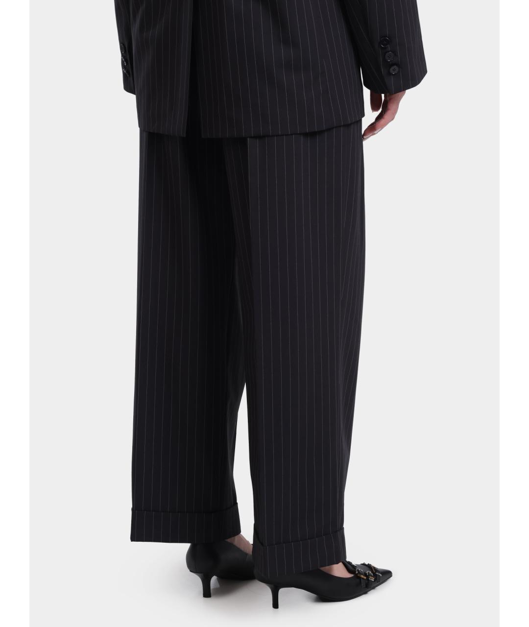 MEIMEIJ Черные прямые брюки, фото 5