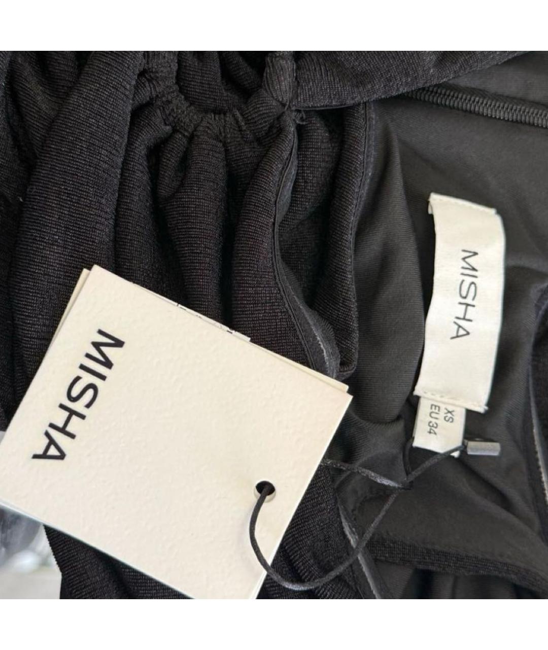 MISHA COLLECTION Черный полиэстеровый комбинезон, фото 5