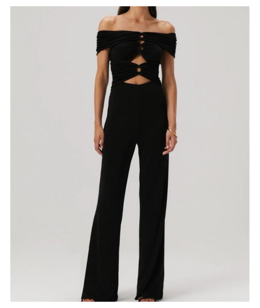 MISHA COLLECTION Черный полиэстеровый комбинезон, фото 8