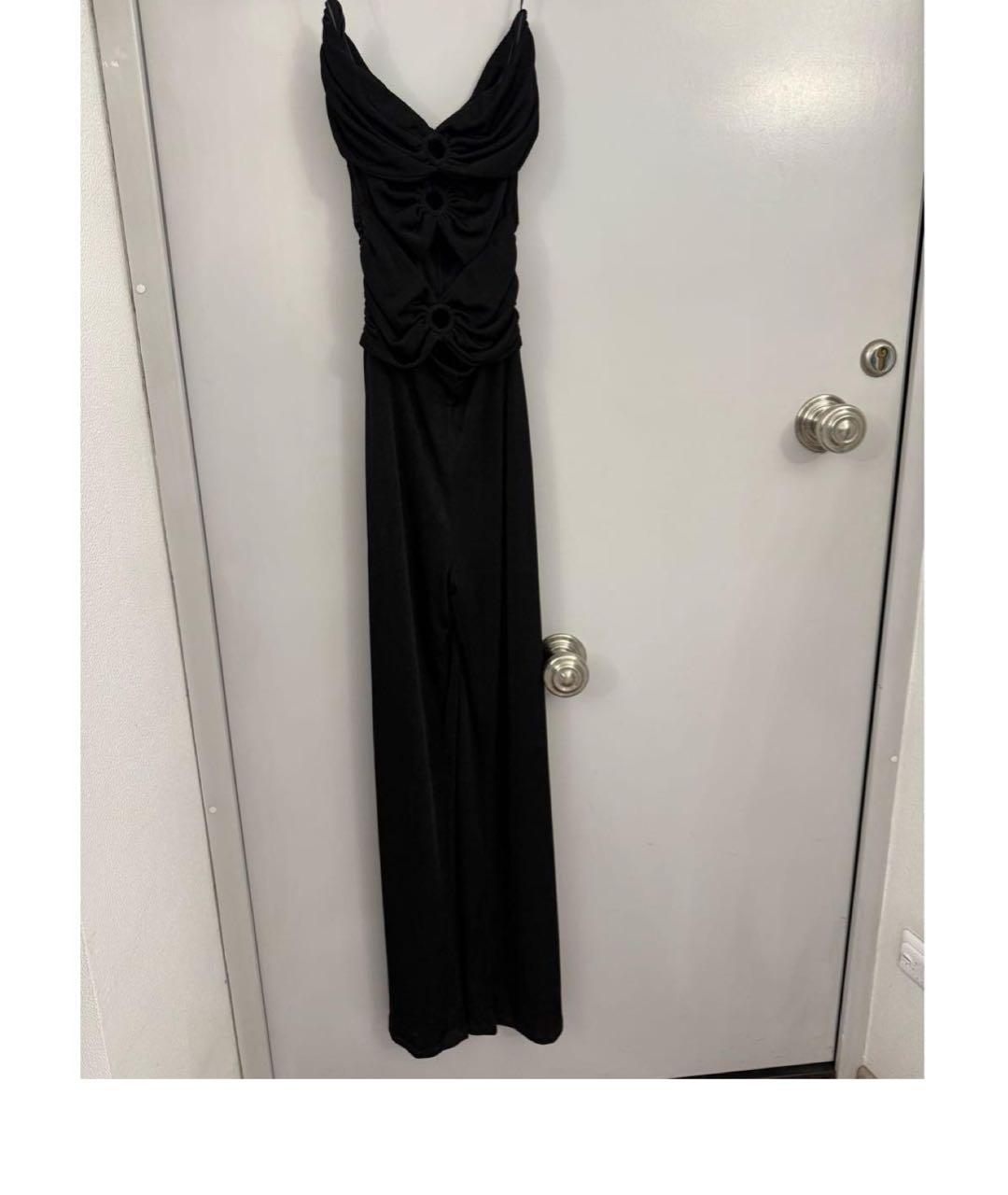 MISHA COLLECTION Черный полиэстеровый комбинезон, фото 2