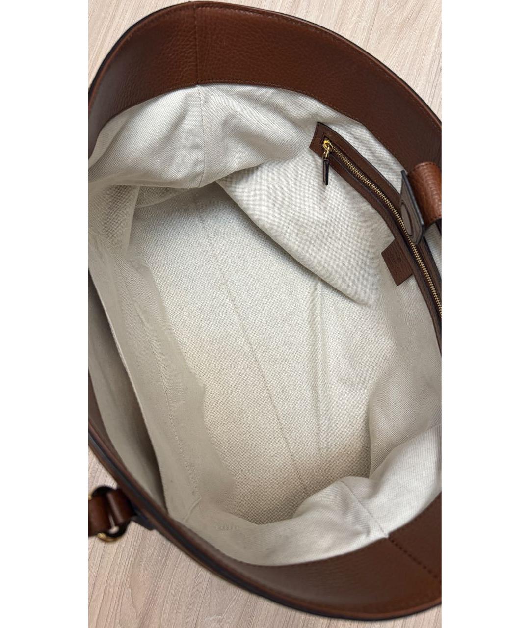 GUCCI Темно-синяя деним сумка тоут, фото 3