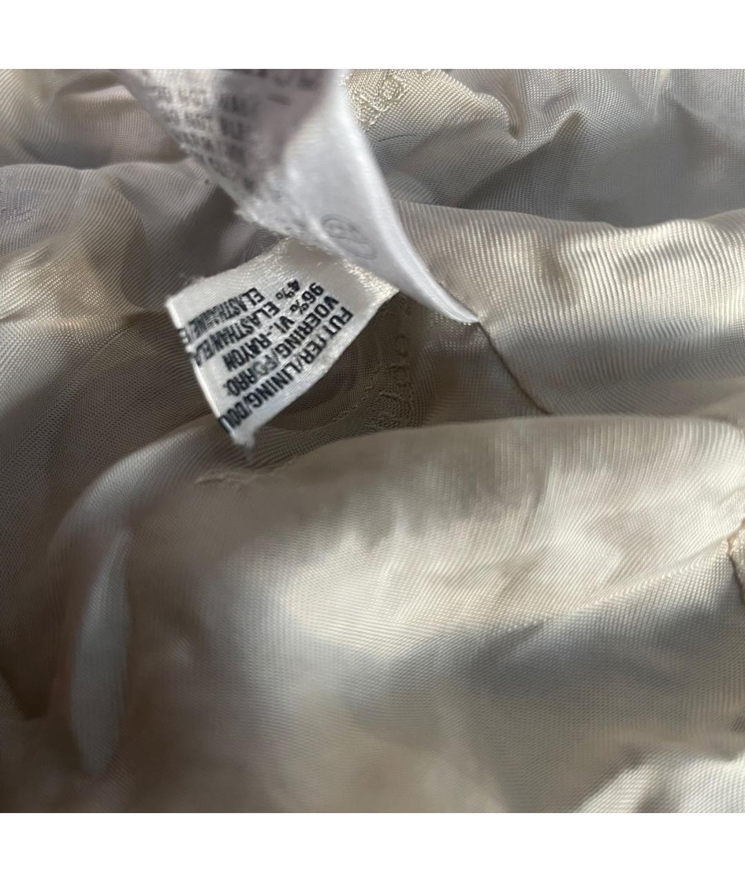 ESCADA Бежевый шерстяной жакет/пиджак, фото 7