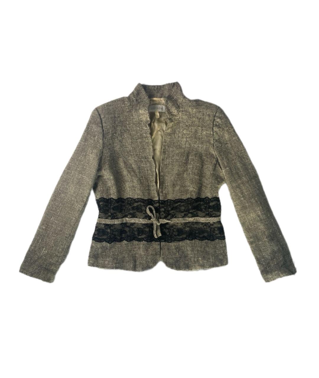 ESCADA Бежевый шерстяной жакет/пиджак, фото 9