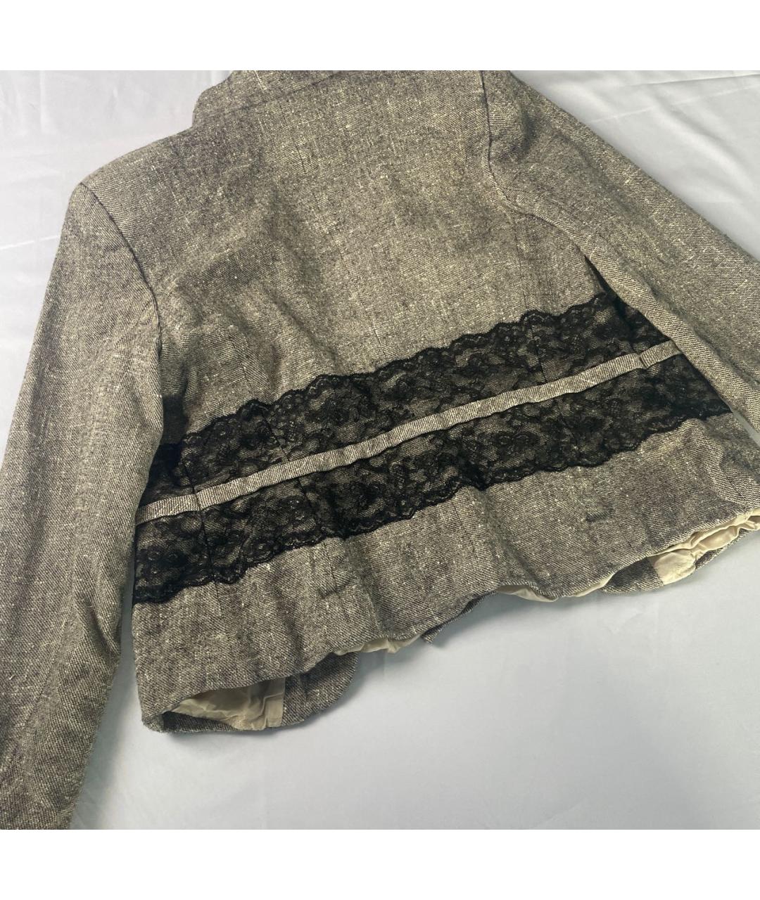 ESCADA Бежевый шерстяной жакет/пиджак, фото 8