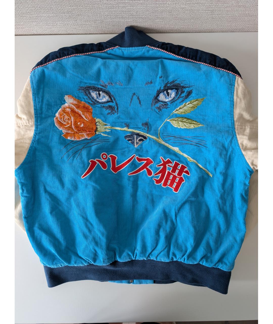 PALACE Синяя хлопковая куртка, фото 3