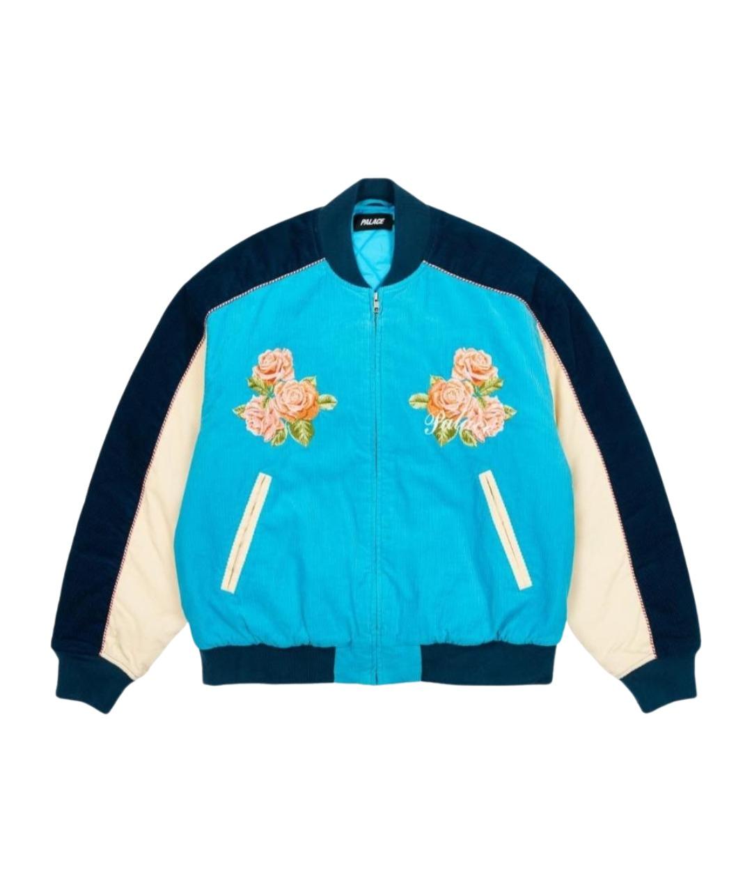 PALACE Синяя хлопковая куртка, фото 1