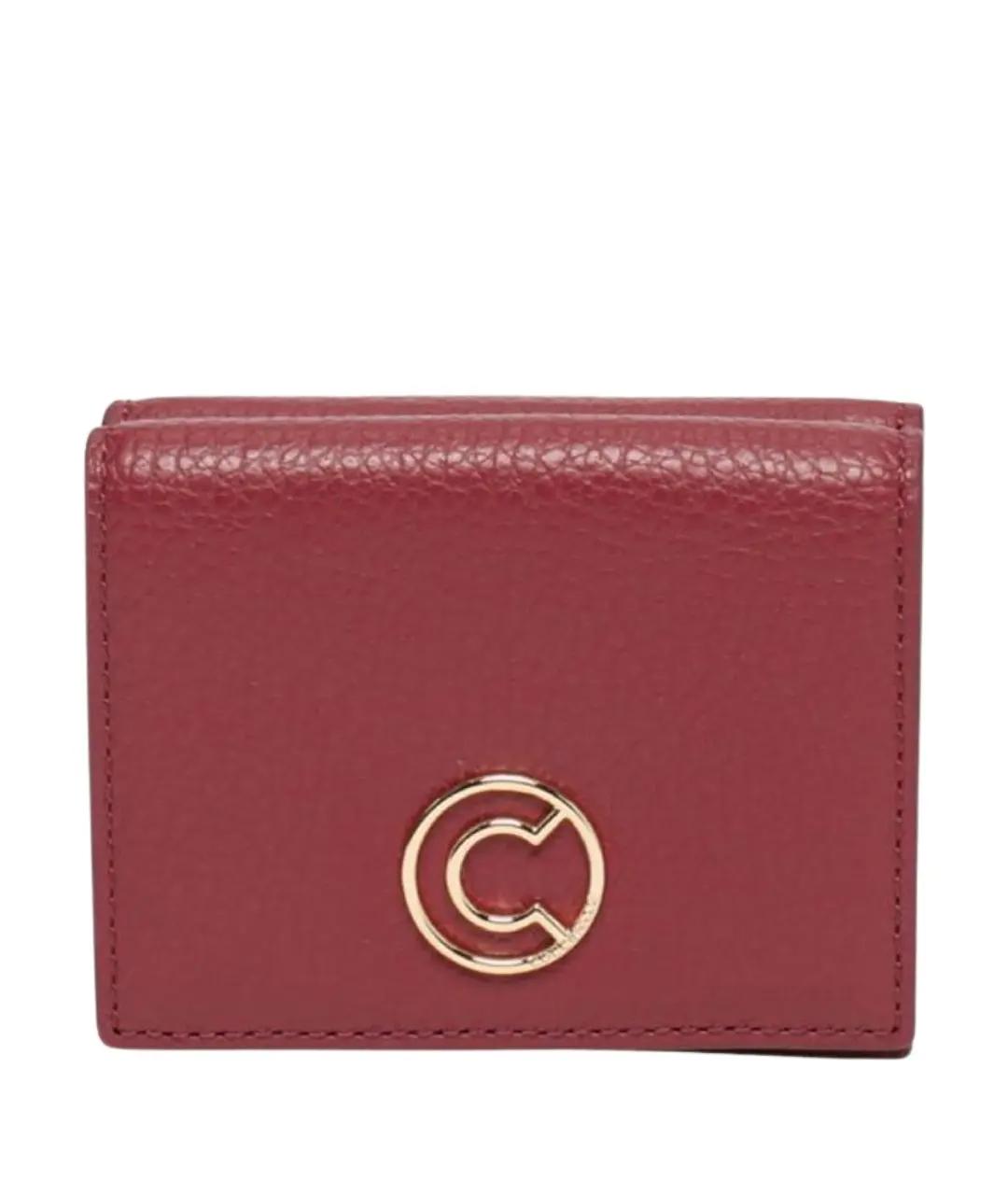 COCCINELLE Бордовый кожаный кошелек, фото 1