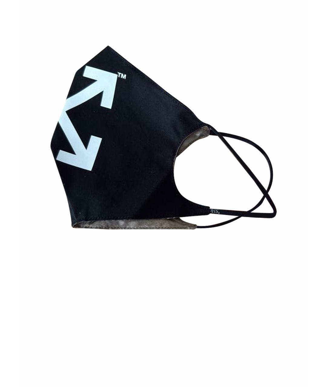 OFF-WHITE Черная хлопковая кепка/бейсболка, фото 1