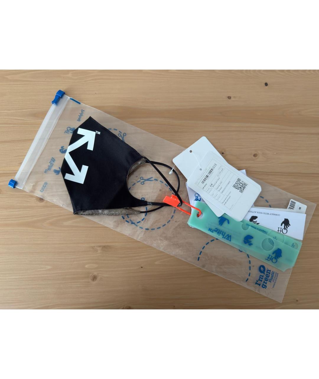 OFF-WHITE Черная хлопковая кепка/бейсболка, фото 5