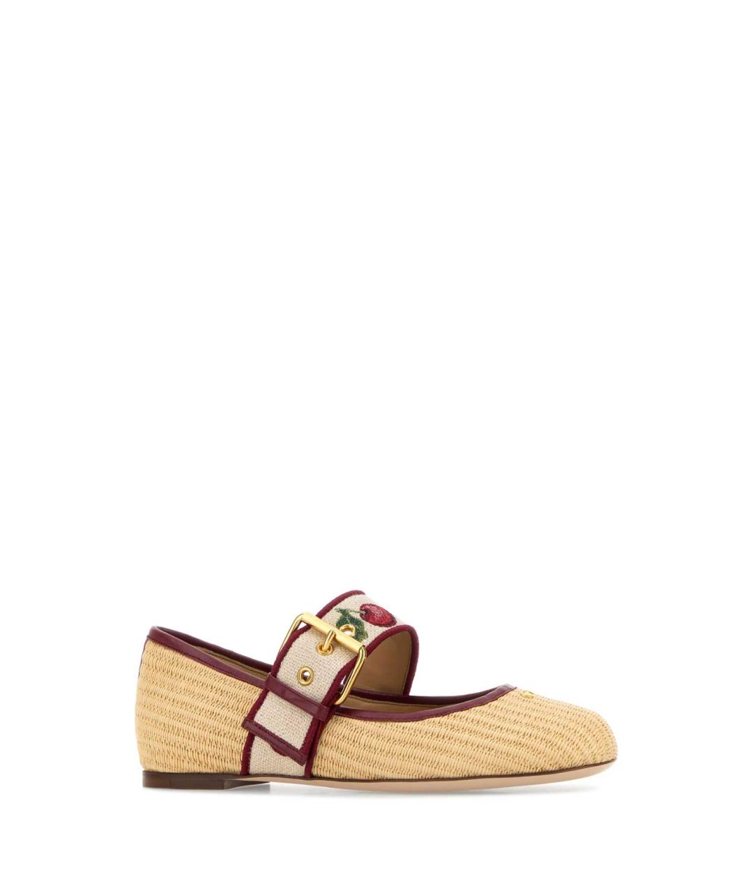 VALENTINO Бежевые балетки, фото 2