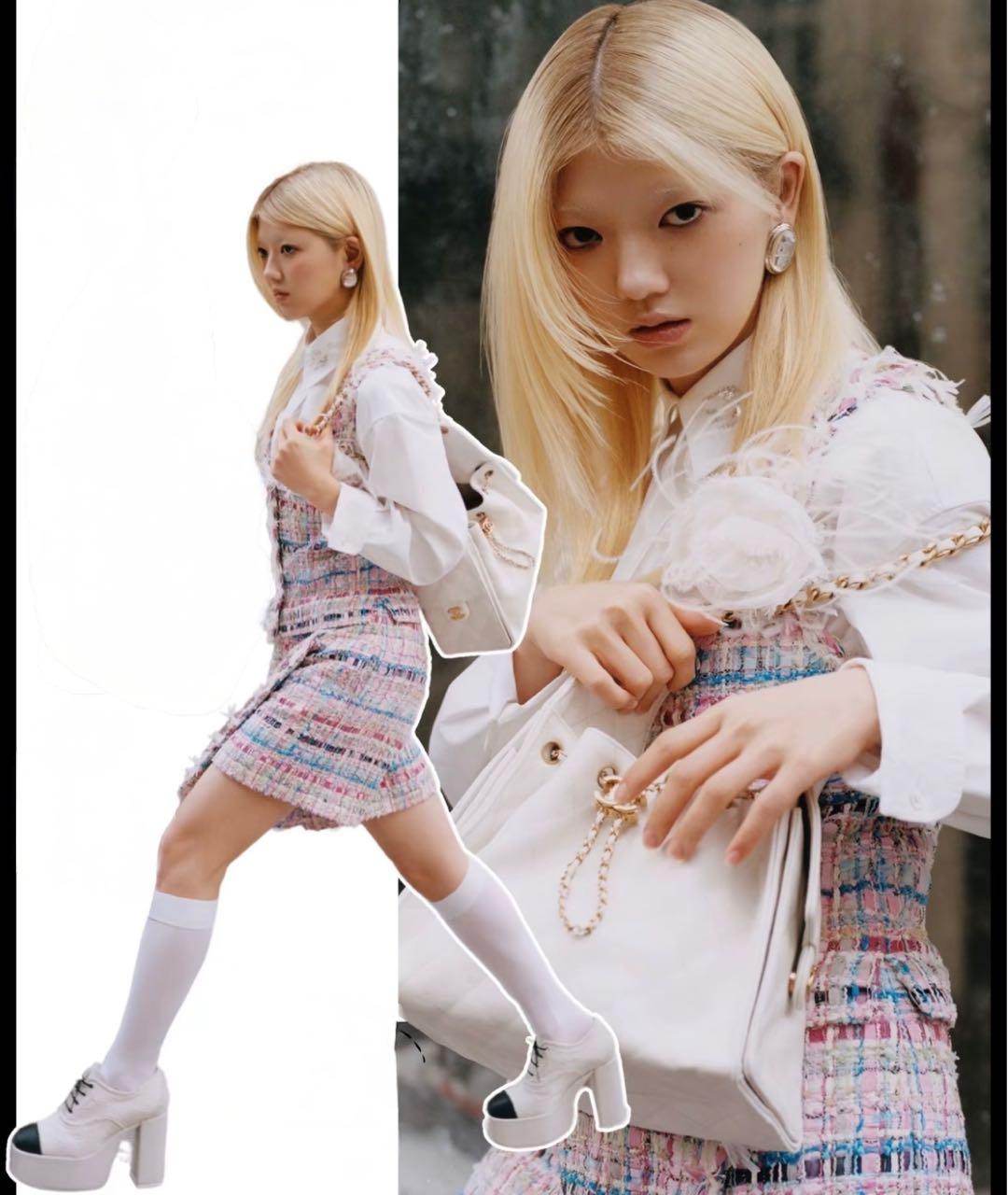 CHANEL Серебряные металлические серьги, фото 4