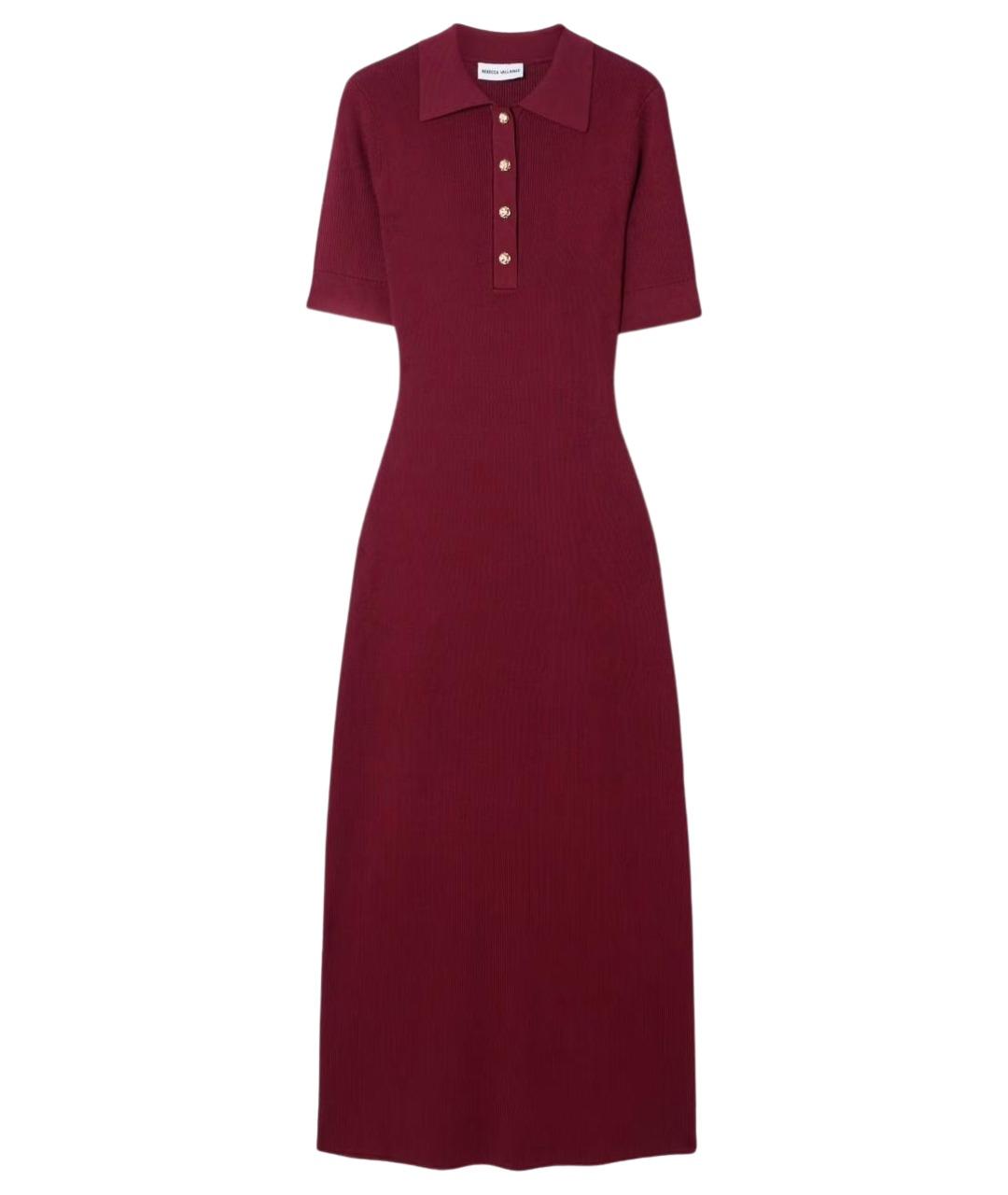 REBECCA VALLANCE Бордовое повседневное платье, фото 1