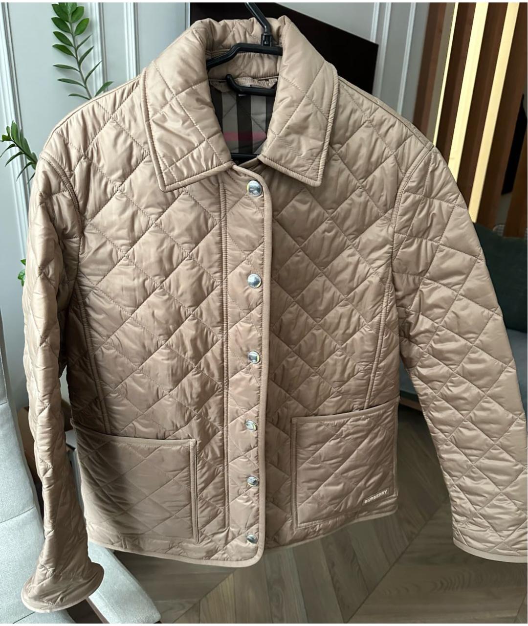 BURBERRY Бежевая деним куртка, фото 5