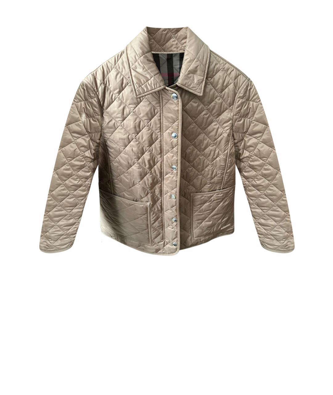 BURBERRY Бежевая деним куртка, фото 1