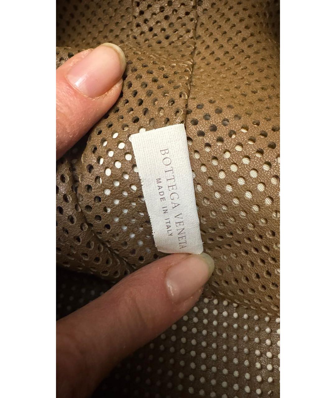 BOTTEGA VENETA Коричневая кожаная сумка тоут, фото 6