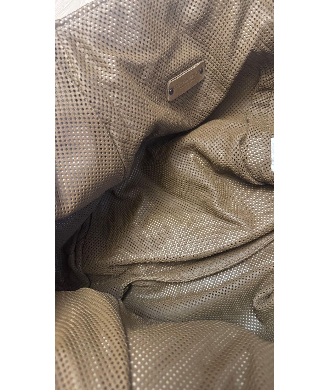 BOTTEGA VENETA Коричневая кожаная сумка тоут, фото 5