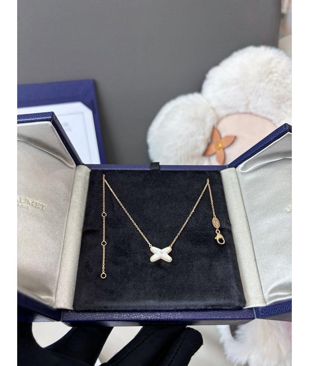 CHAUMET Белое колье из розового золота, фото 2