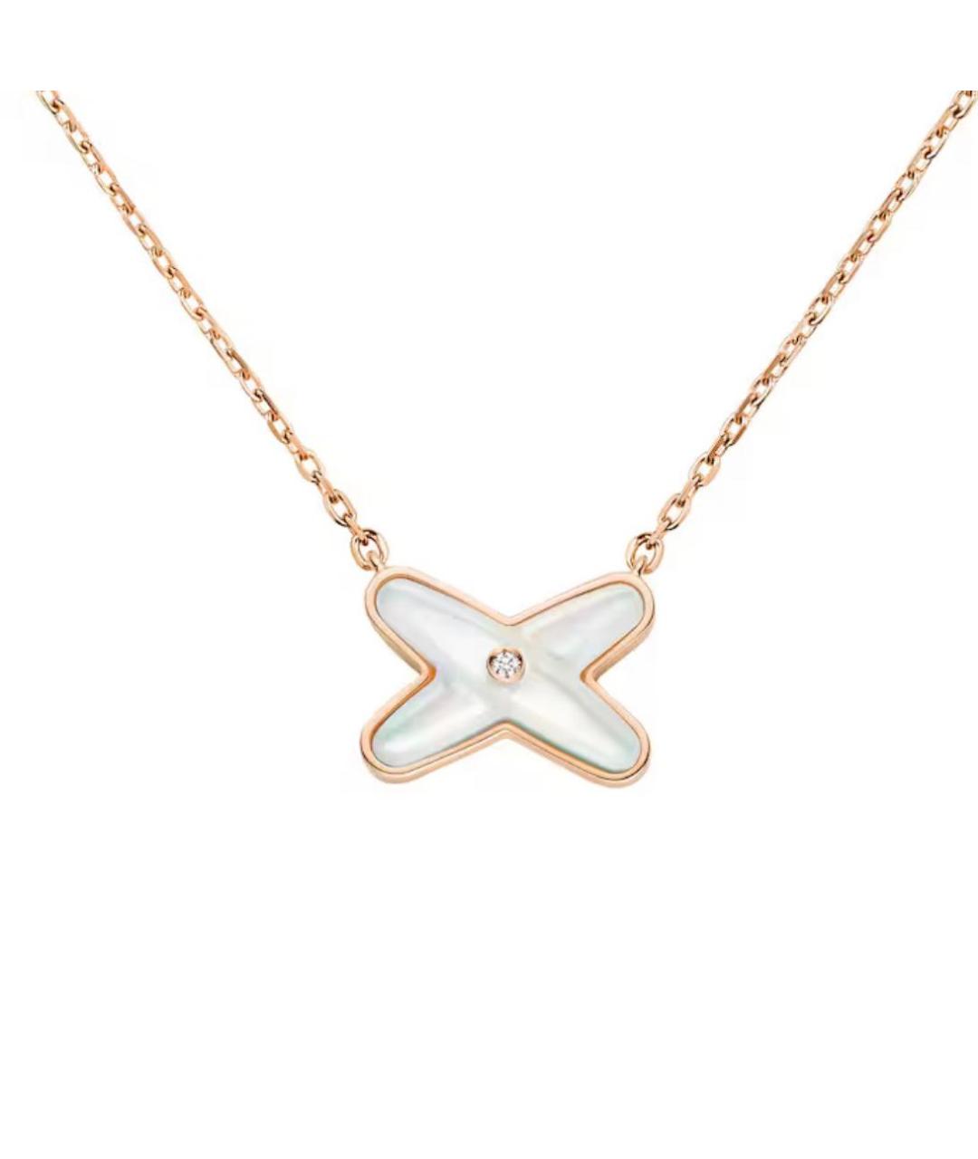 CHAUMET Белое колье из розового золота, фото 1