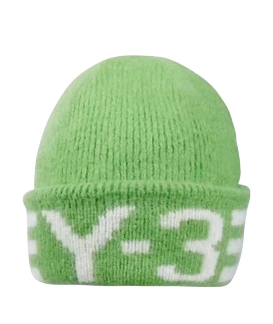 Y-3 Зеленая шерстяная шапка, фото 1