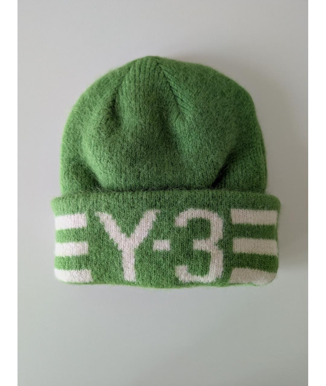Y-3 Зеленая шерстяная шапка, фото 3