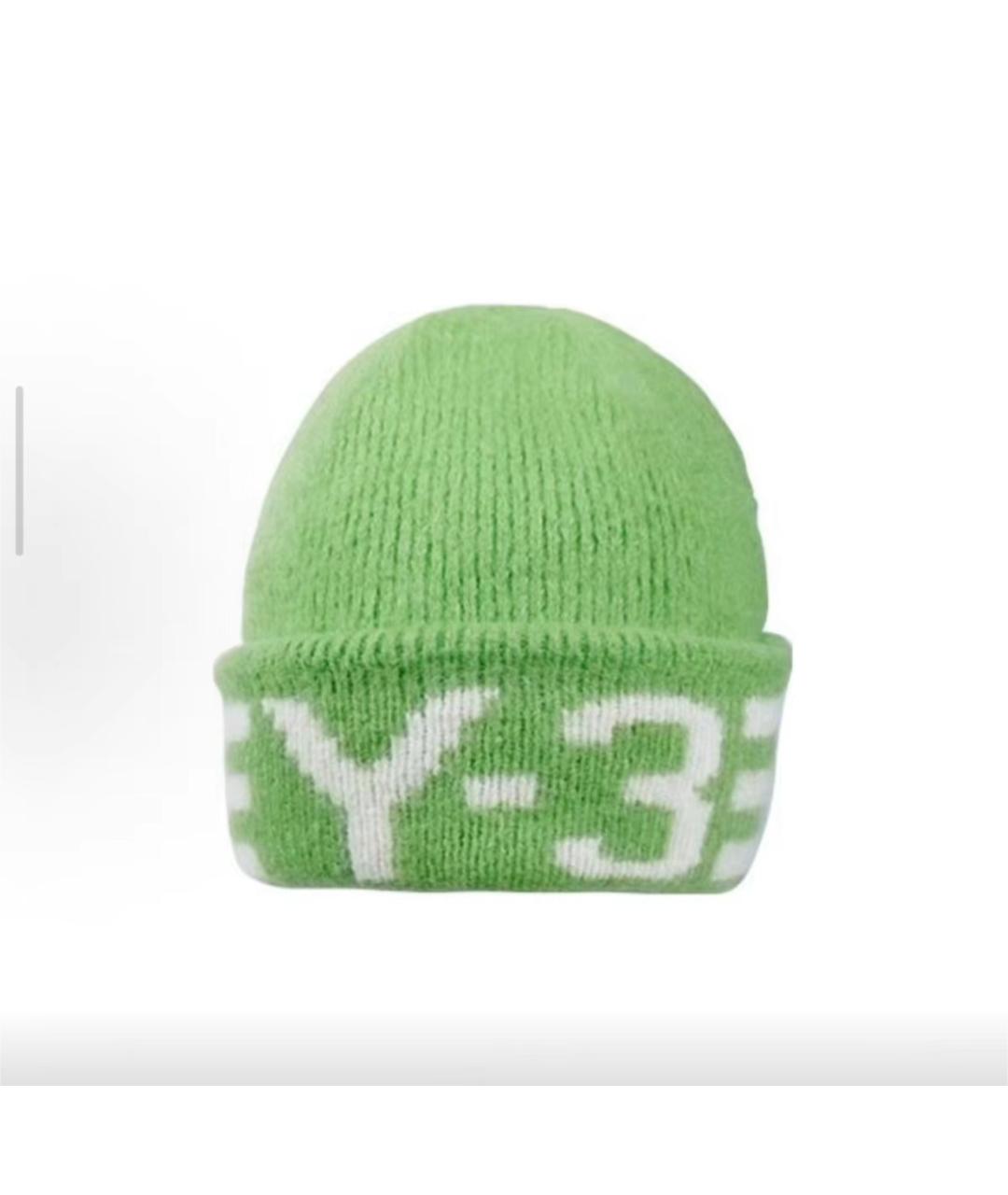 Y-3 Зеленая шерстяная шапка, фото 7