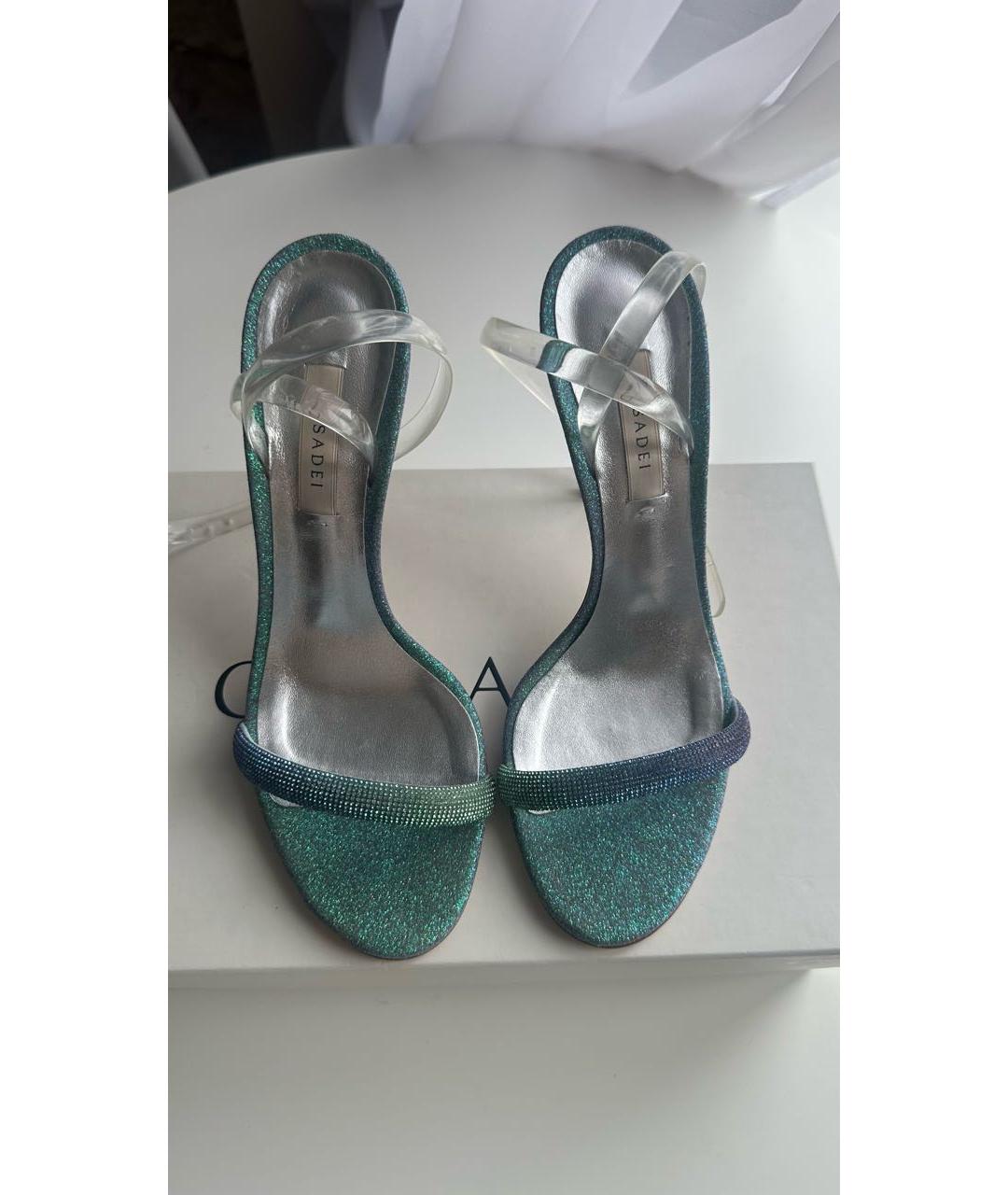 CASADEI Мульти кожаные босоножки, фото 2