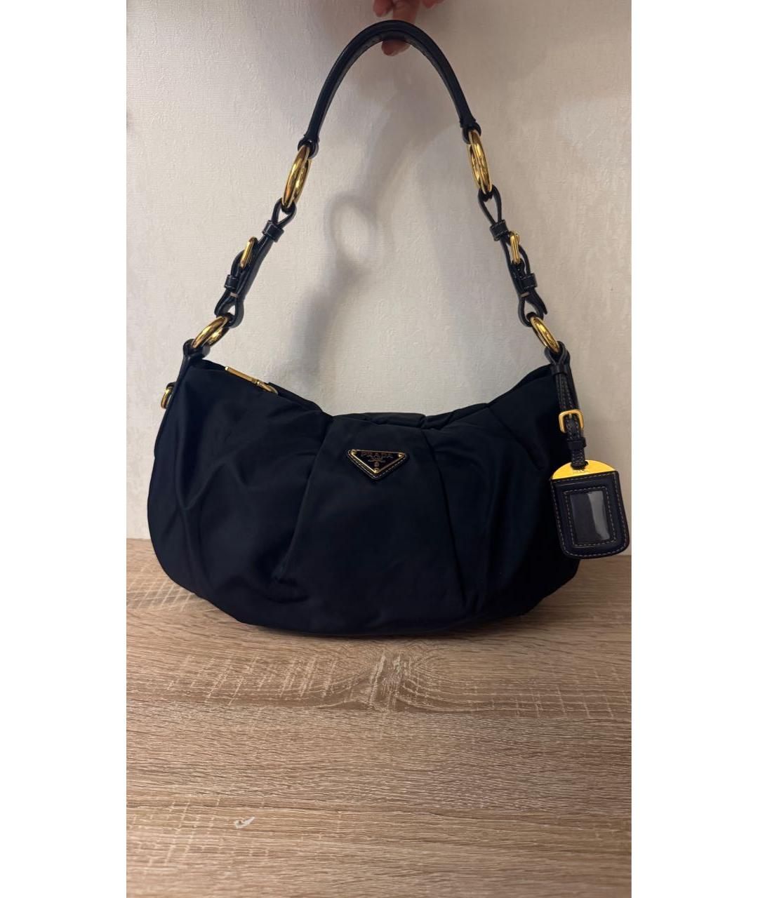 PRADA Темно-синяя сумка через плечо, фото 9
