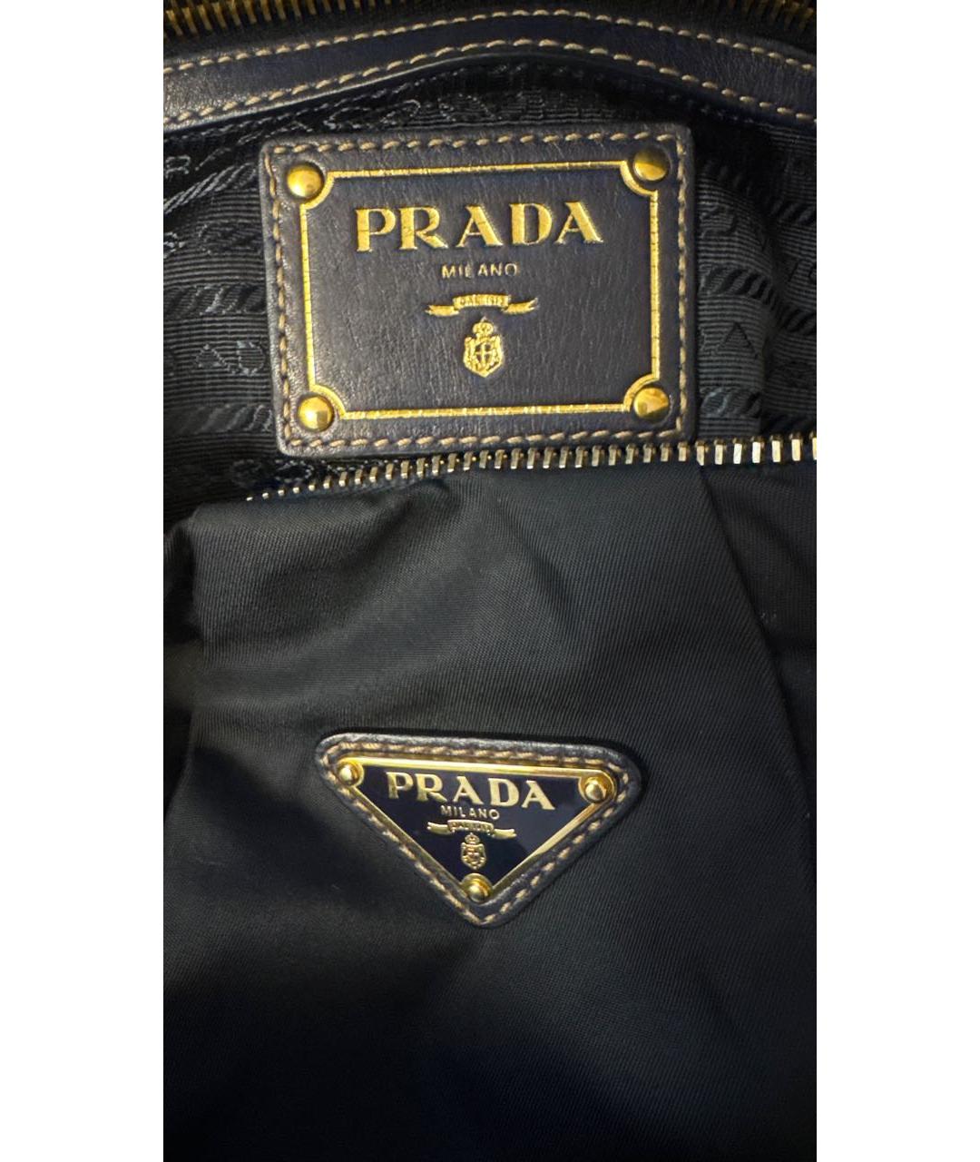 PRADA Темно-синяя сумка через плечо, фото 8