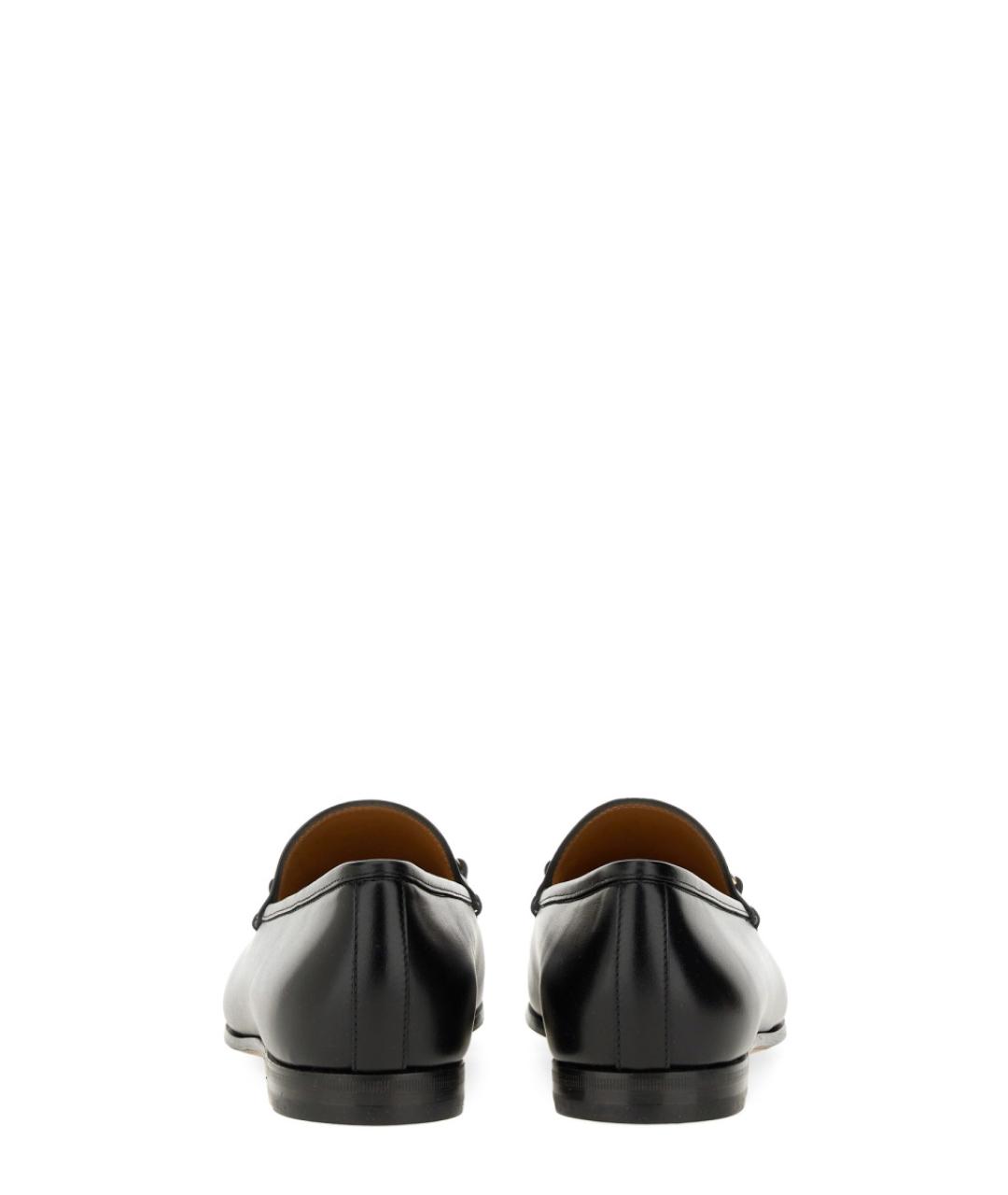 GUCCI Черные кожаные лоферы, фото 5