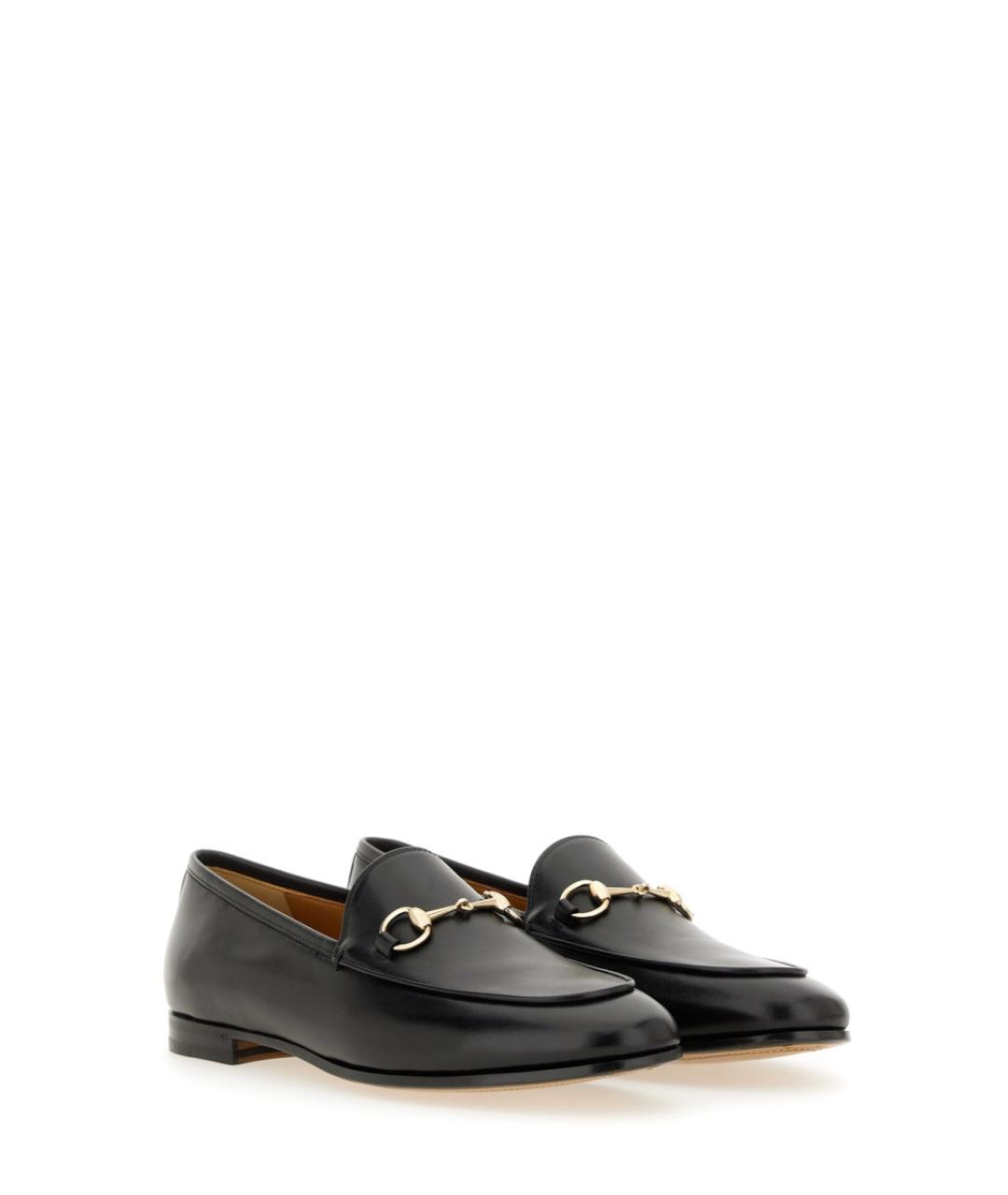 GUCCI Черные кожаные лоферы, фото 3
