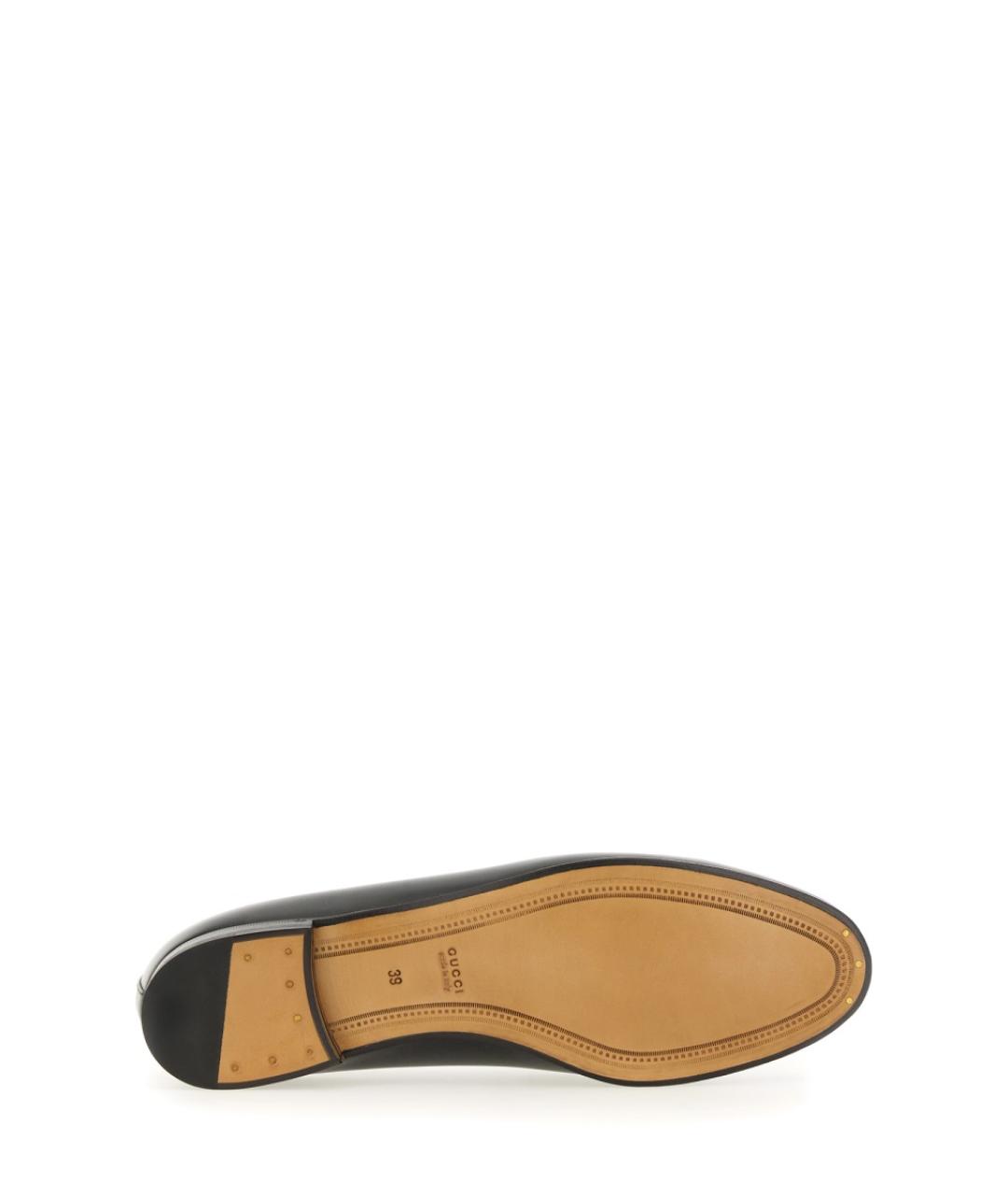 GUCCI Черные кожаные лоферы, фото 4
