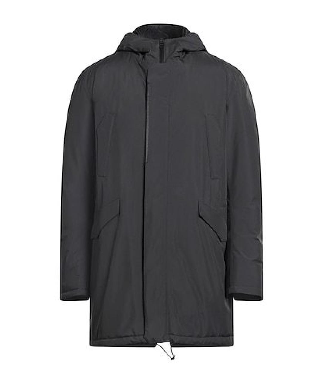 HERNO Серая полиэстеровая парка, фото 9