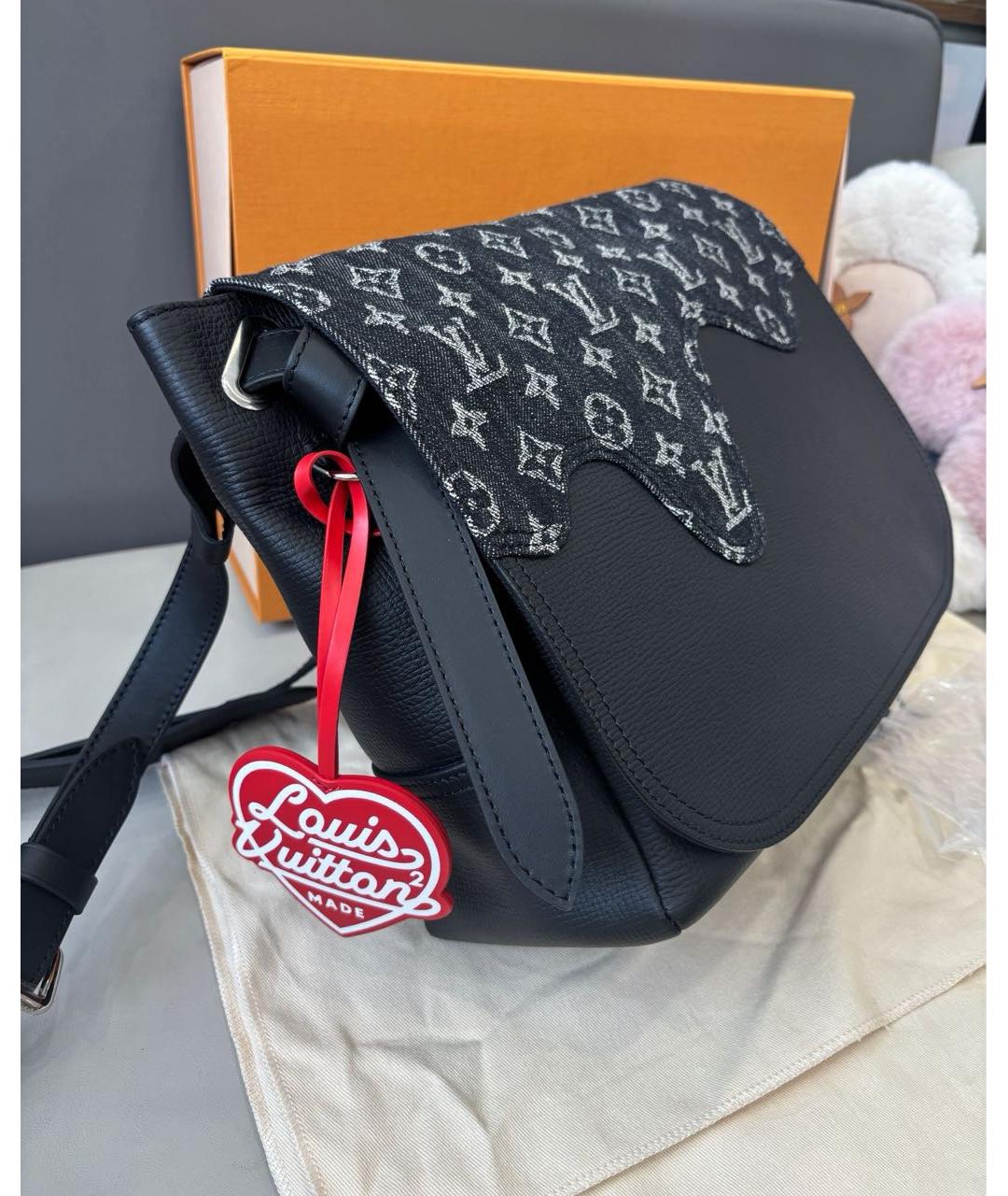 LOUIS VUITTON Черная сумка через плечо, фото 4