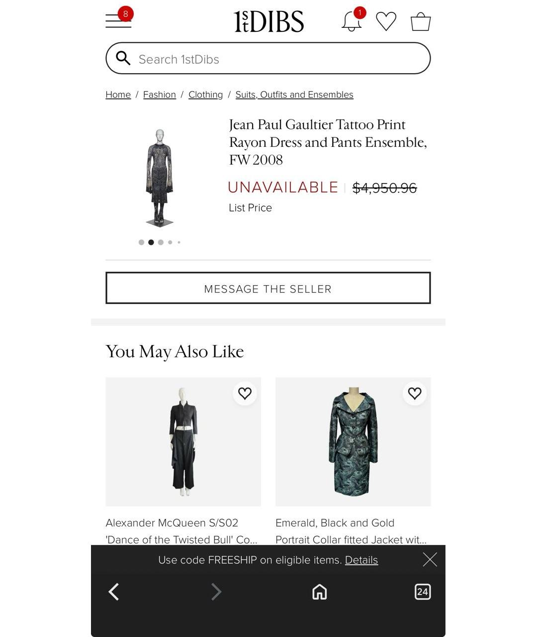 JEAN PAUL GAULTIER Мульти вискозное коктейльное платье, фото 6