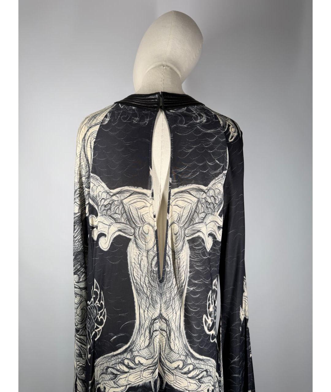 JEAN PAUL GAULTIER Мульти вискозное коктейльное платье, фото 4
