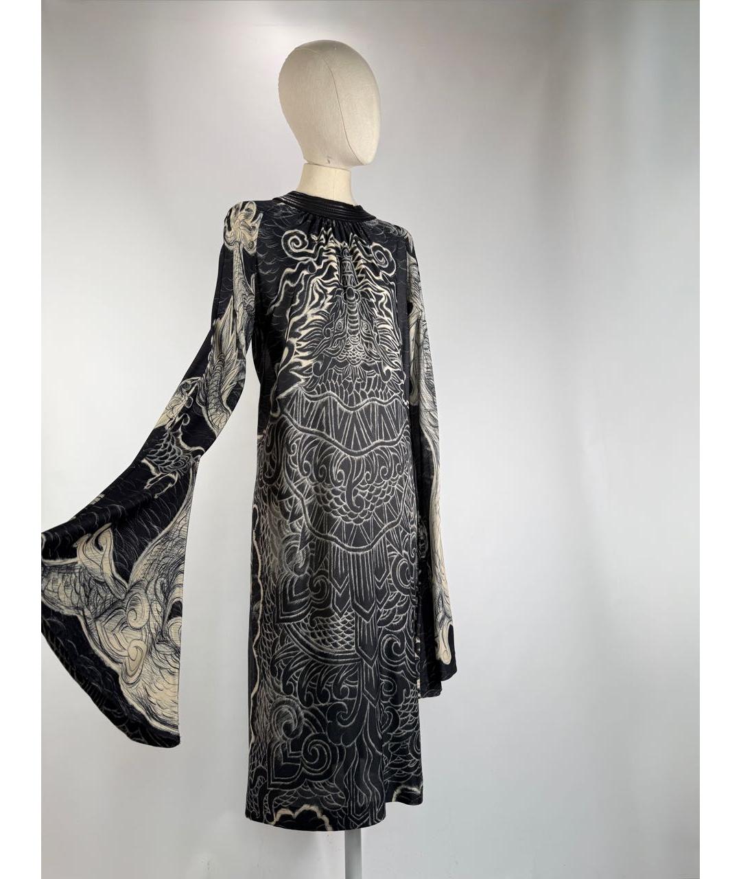 JEAN PAUL GAULTIER Мульти вискозное коктейльное платье, фото 2