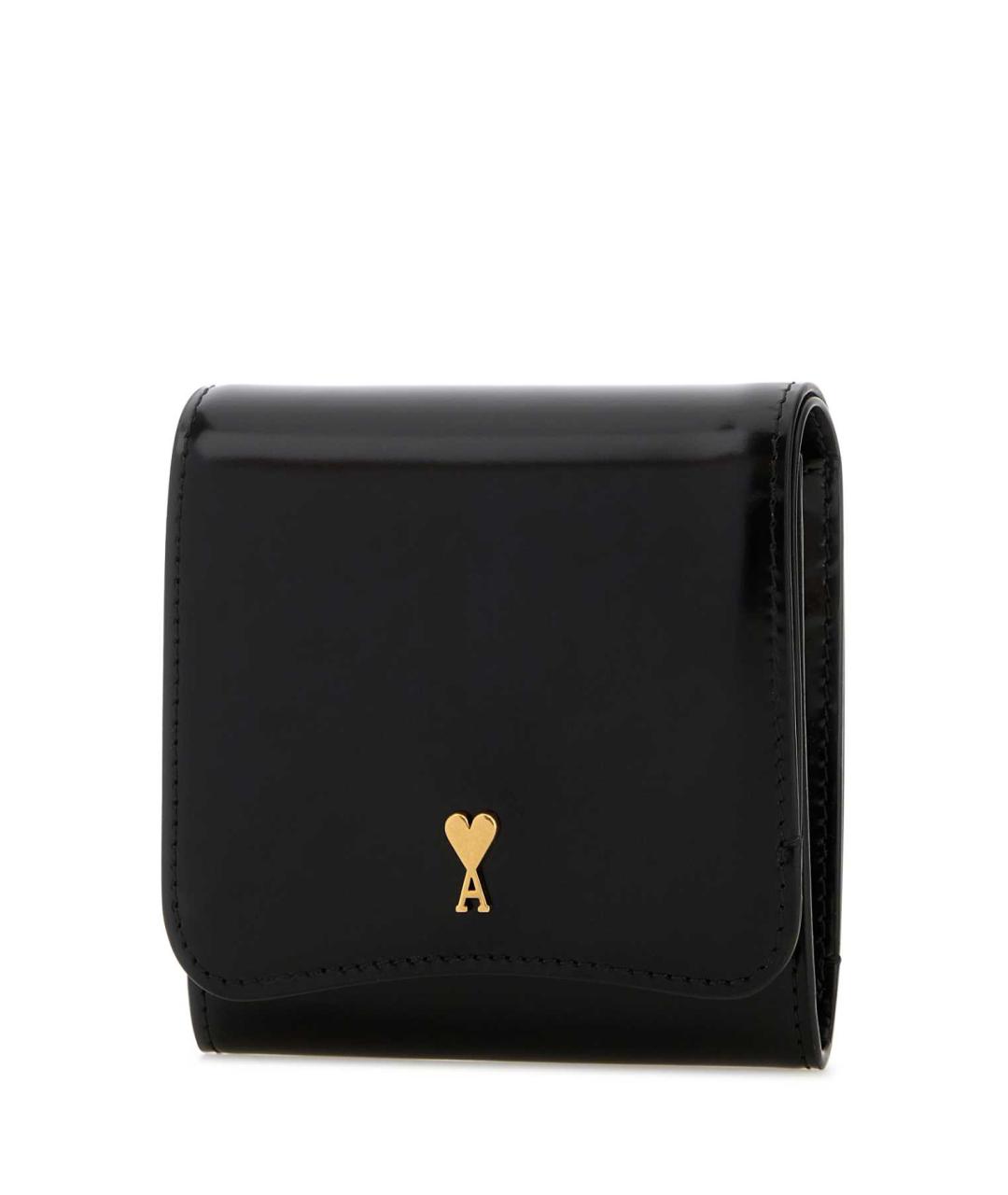 Ami Paris Черный кожаный кошелек, фото 2